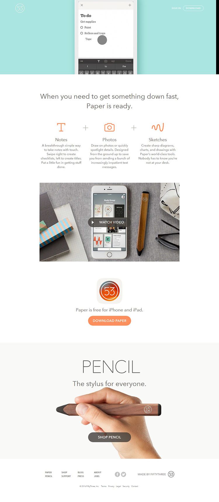 Paper & Pencil by FiftyThree